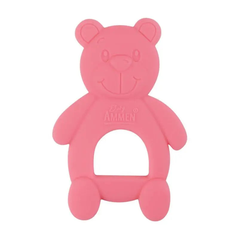 anneau de dentition en silicone sans pba rose Image