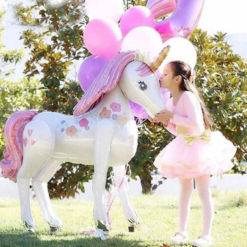 Ballon en aluminium, Licorne, Fête, Anniversaire, Décoration