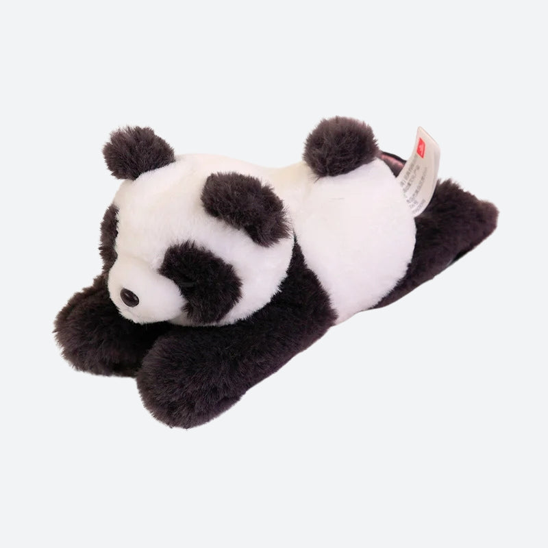 le mini doudou panda bracelet sur fond blanc