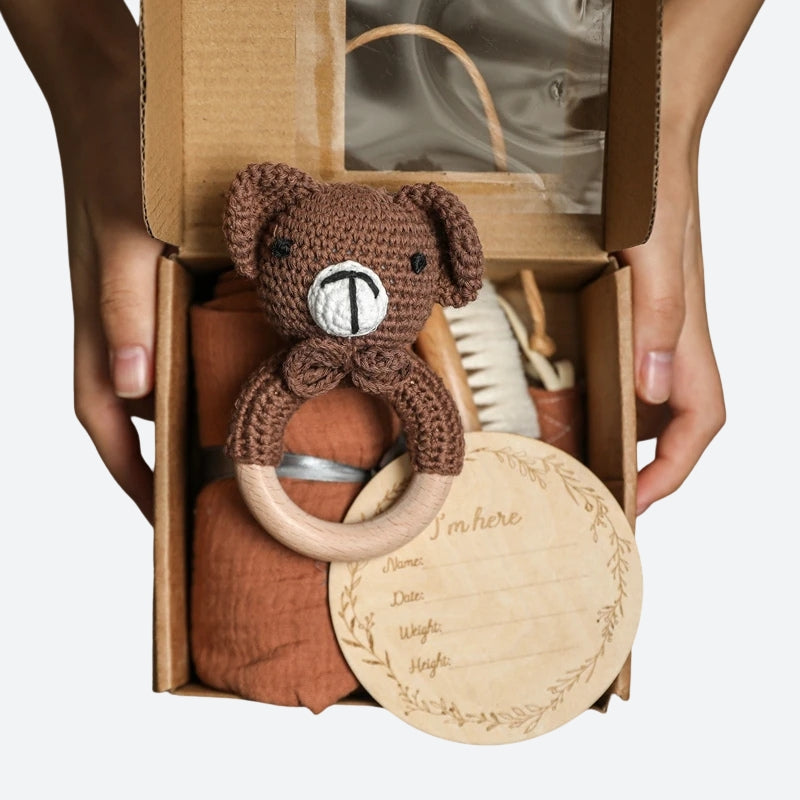 Coffret doudou ours - ALESSIO