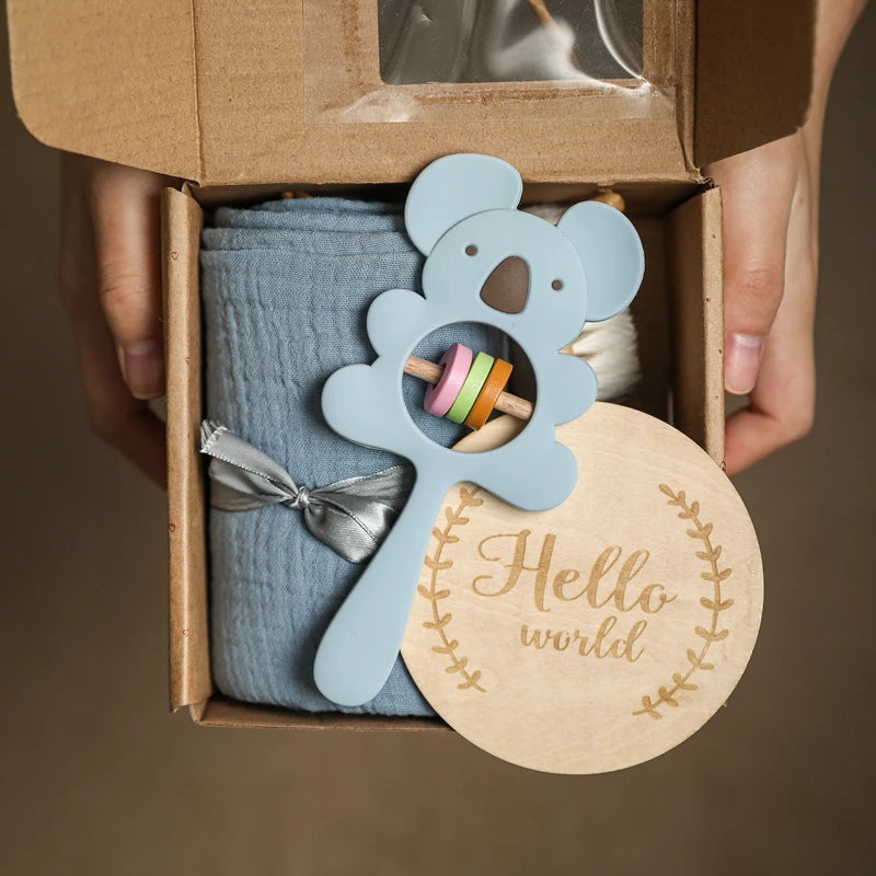 Coffret doudou koala - LENA présenté dans sa boite Image
