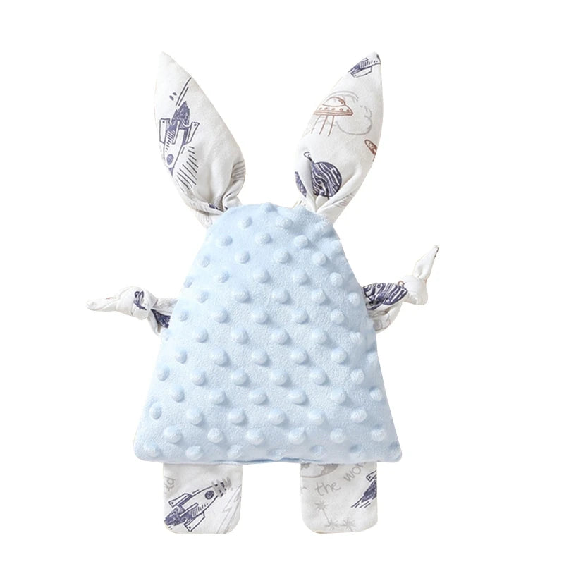  doudou lapin / doudou rose / doudou bleu / doudou blanc / doudou plat / doudou gris / doudou rose et blanc / doudou bébé / nouveau-né / cadeau nouveau-né / enfant / enfance