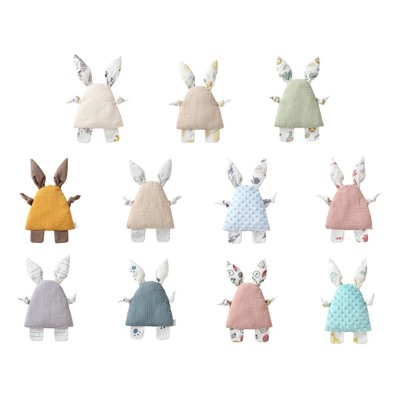  doudou lapin / doudou rose / doudou bleu / doudou blanc / doudou plat / doudou gris / doudou rose et blanc / doudou bébé / nouveau-né / cadeau nouveau-né / enfant / enfance