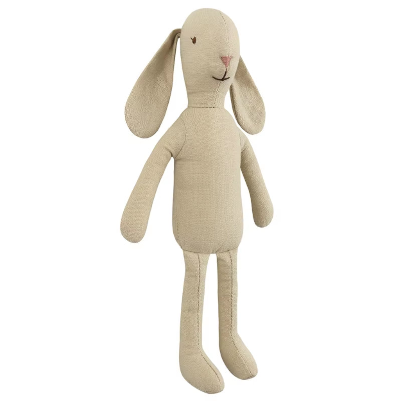 Doudou Lapin Lin Naturel Et Doux 27,5cm - Oscar