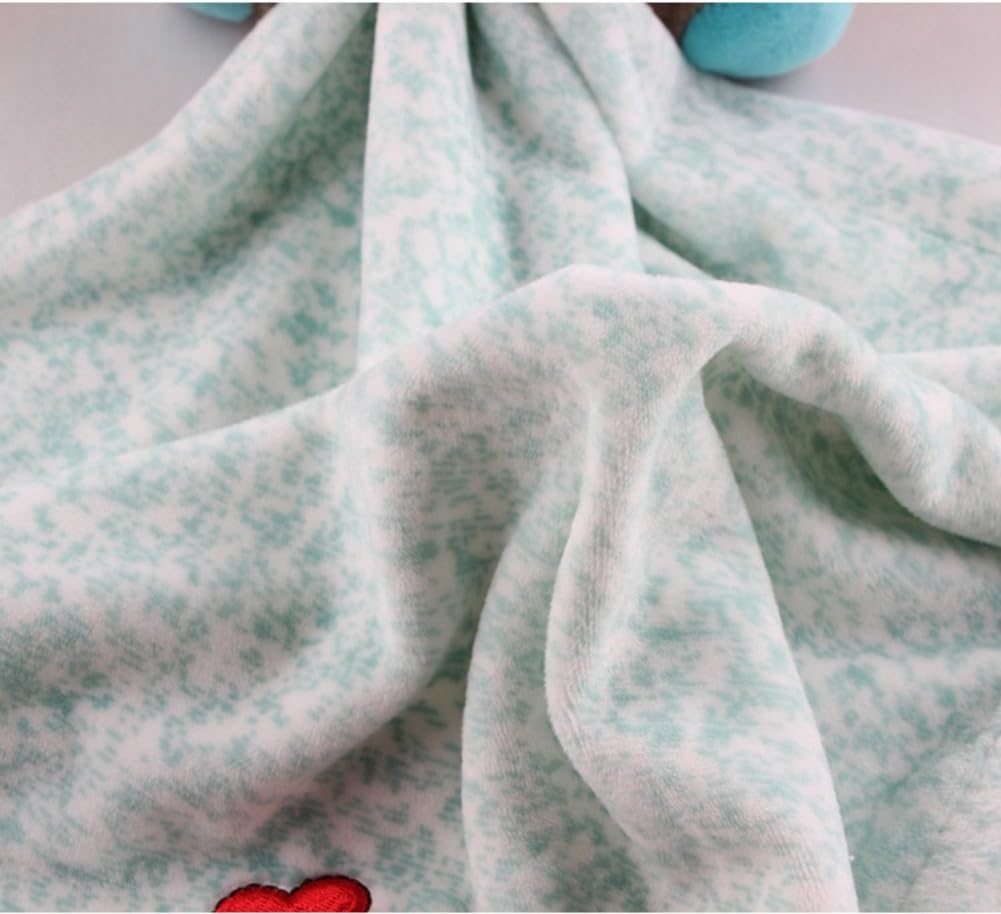 tissus du Doudou âne gris - MALO doudou mouchoir gris et bleu avec une fleur rouge