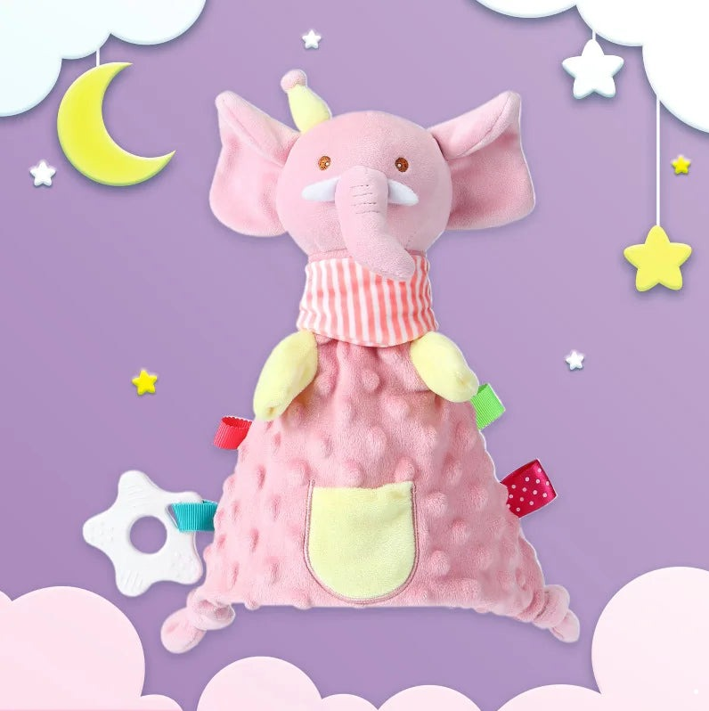 doudou éléphant / doudou plat éléphant / doudou éléphant plat / doudou bébé / doudou nouveau-né / cadeau nouveau-né / doudou enfant / enfance / doudou rose / doudou bleu