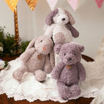 Peluche bébé chien blanc - BONNIE - Vignette | Mon ami doudou