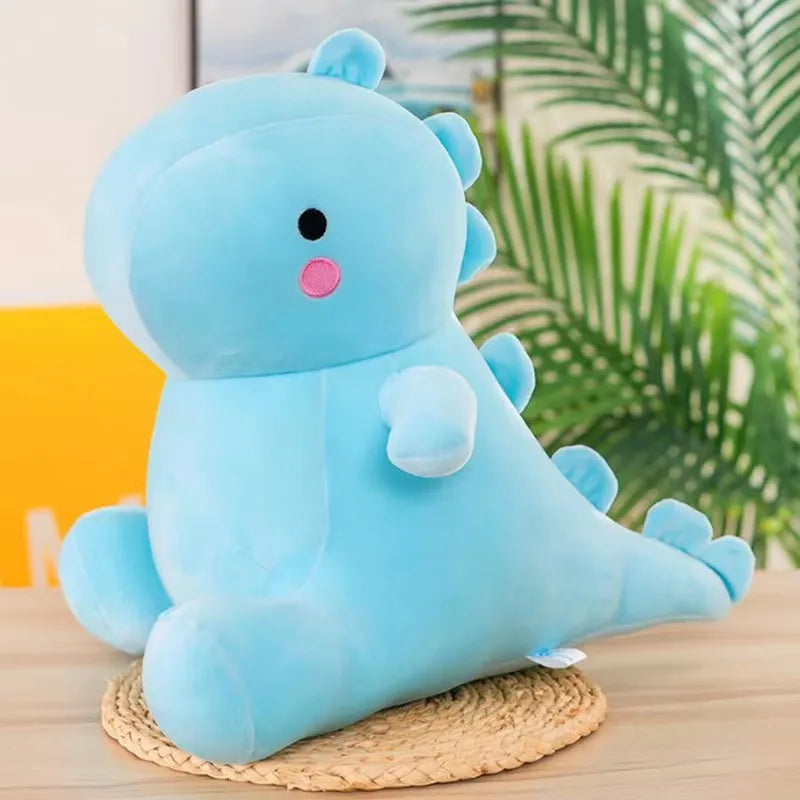 peluche dinosaure bleu