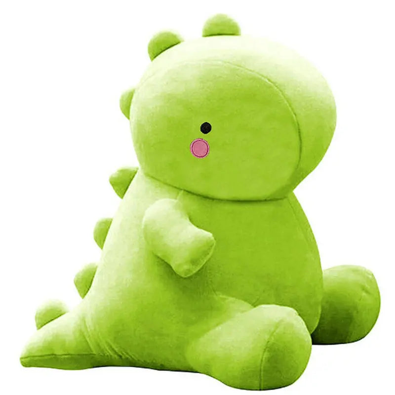 peluche dinosaure vert claire