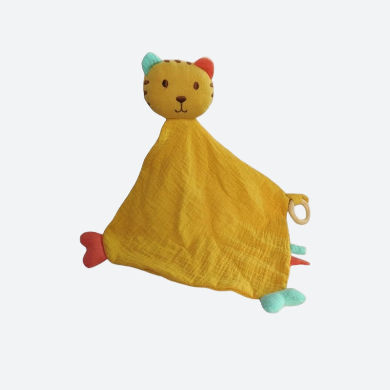 Doudou gaze de coton tigre - GUSTAVE