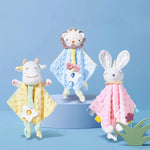 Doudou lapin blanc et rose - SONIA - Vignette | Mon ami doudou