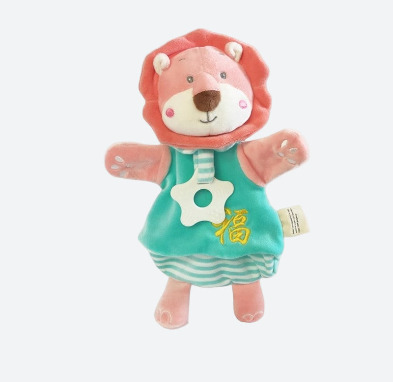 doudou lion / plat / plat lion / bébé lion / lion bébé / boule lion / lange lion / blanc / bleu / jaune / bébé / nouveau-né / cadeau nouveau-né / enfant / enfance Image