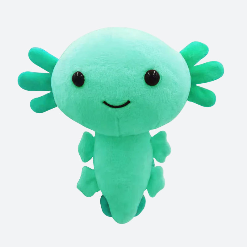 peluche grenouille axolotl MATHIAS vert
