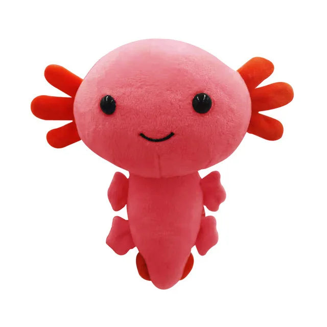 peluche grenouille axolotl MATHIAS rouge