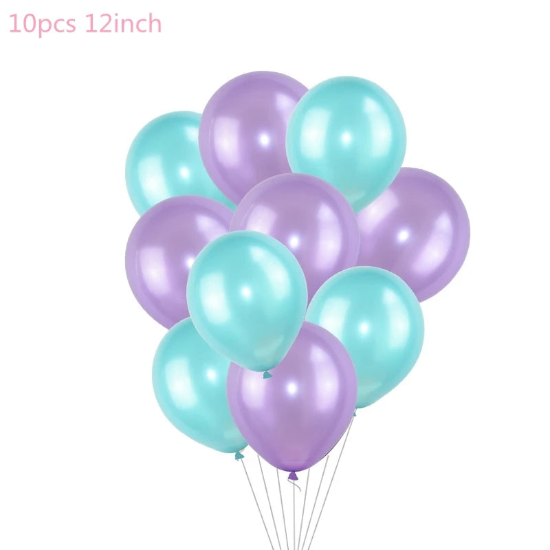 Lot de 10 ballons en latex – Plusieurs coloris et imprimés pour toutes les occasions