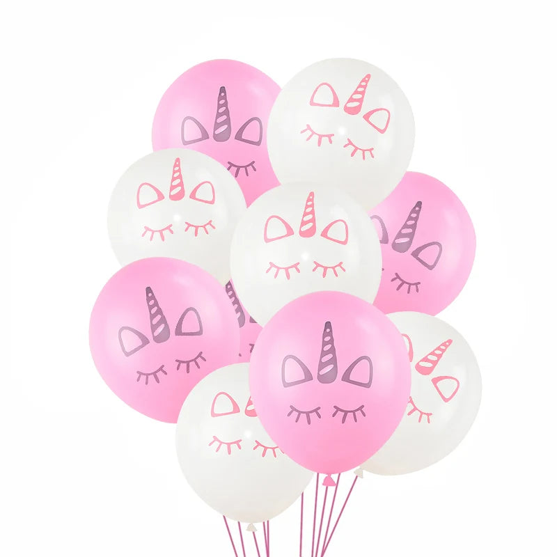 Lot de 10 ballons en latex – Plusieurs coloris et imprimés pour toutes les occasions
