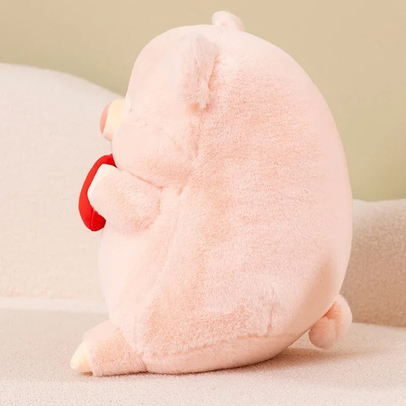 Peluche cochon lover - Arthur de profil Image