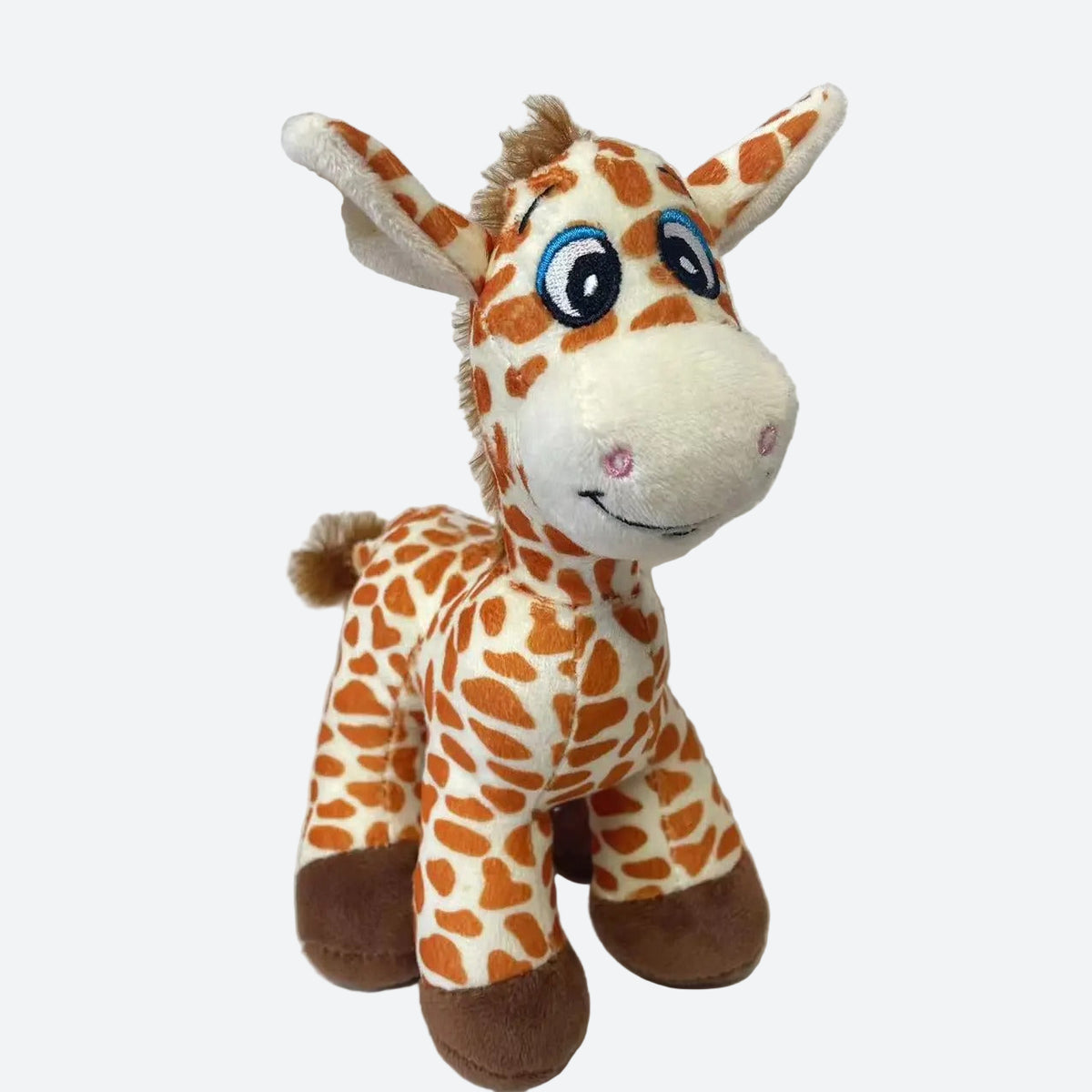 Peluche girafe à grands yeux - Sylvie de face