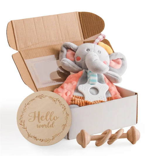 Coffret doudou éléphant - CELESTE