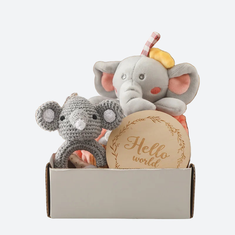 Coffret bébé éléphant - LINA