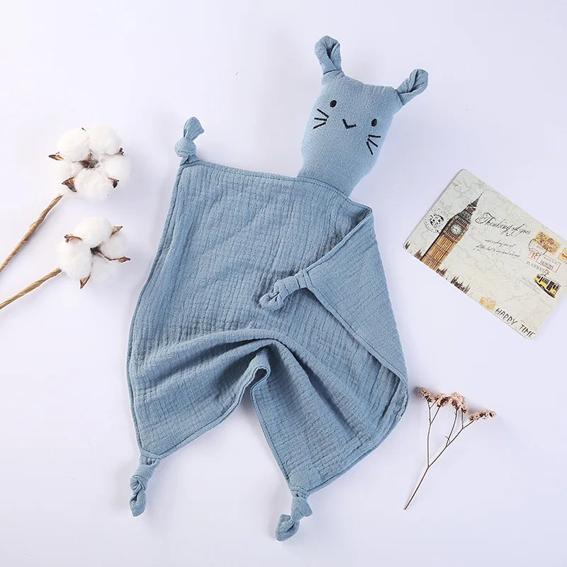 Doudou plat chat - GABIN bleu