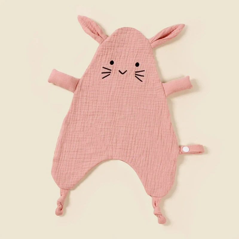 Doudou lapin - MARCEAU rose foncé