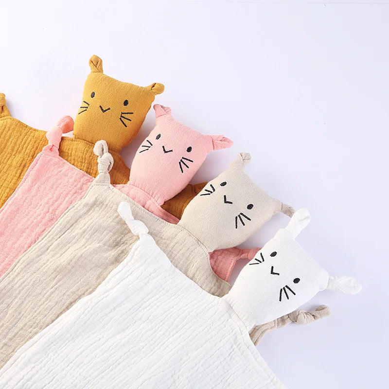 ensemble de 4 Doudou plat chat - GABIN Image