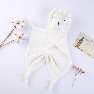 doudou lion blanc