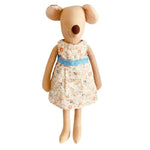 Doudou peluche fille souris robe - MONICA - Vignette | Mon ami doudou