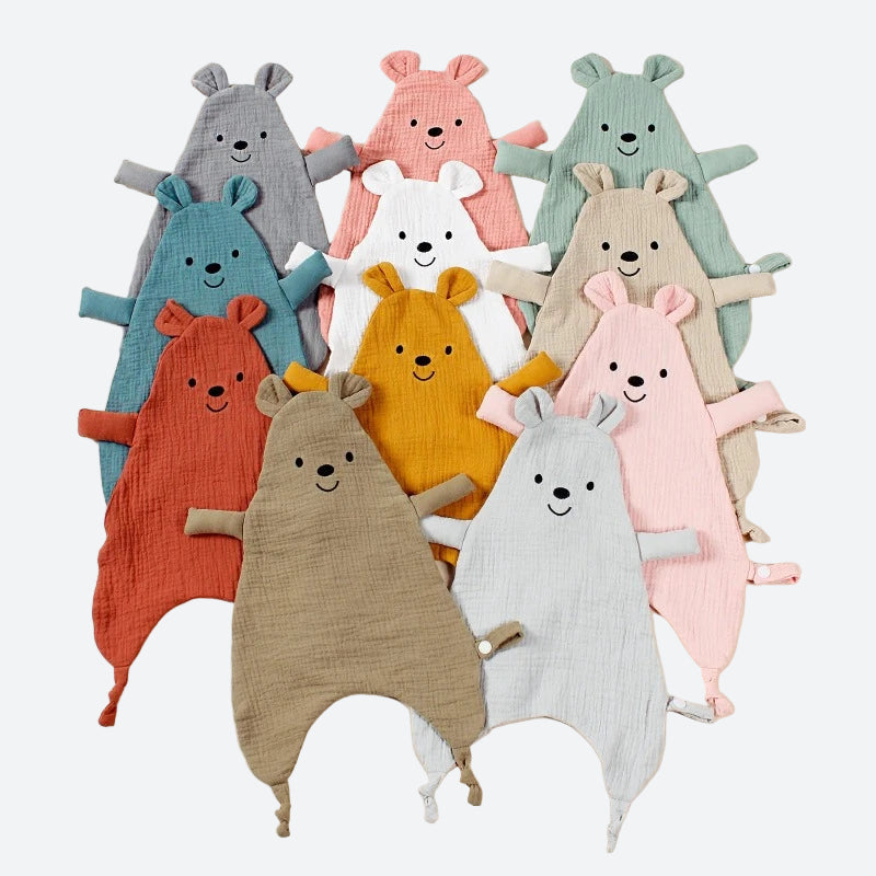 groupe de toutes les couleurs du Doudou ours - LIAM
