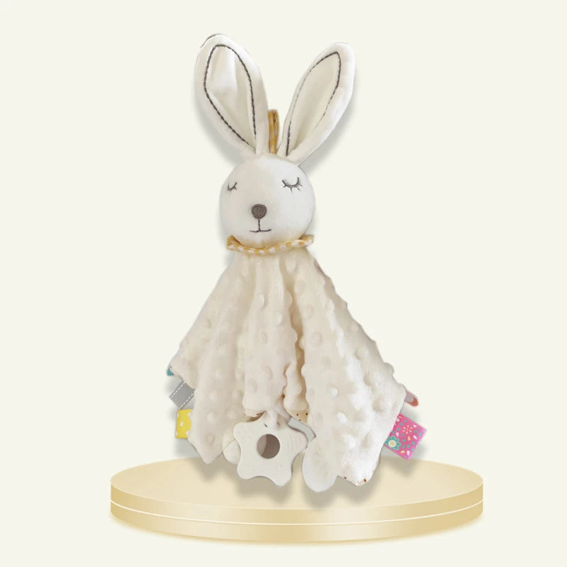 doudou mignon/ doudou attache tétine/ doudou plat/ doudou peluche/ doudou étiquettes/ doudou garçon / doudou tout doux/ doudou fille / doudou bébé / doudou lapin/ doudou bleu rose / gaze de coton / doudou gaze de coton / doudou rose / doudou maron / doudou bleu / doudou blanc / doudou jaune / motif / doudou gris / doudou vert / doudou orange Image