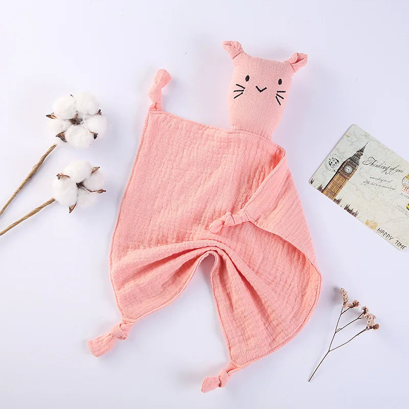 Doudou plat chat - GABIN rose