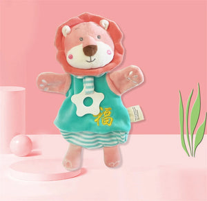 doudou lion / plat / plat lion / bébé lion / lion bébé / boule lion / lange lion / blanc / bleu / jaune  / bébé / nouveau-né / cadeau nouveau-né / enfant / enfance