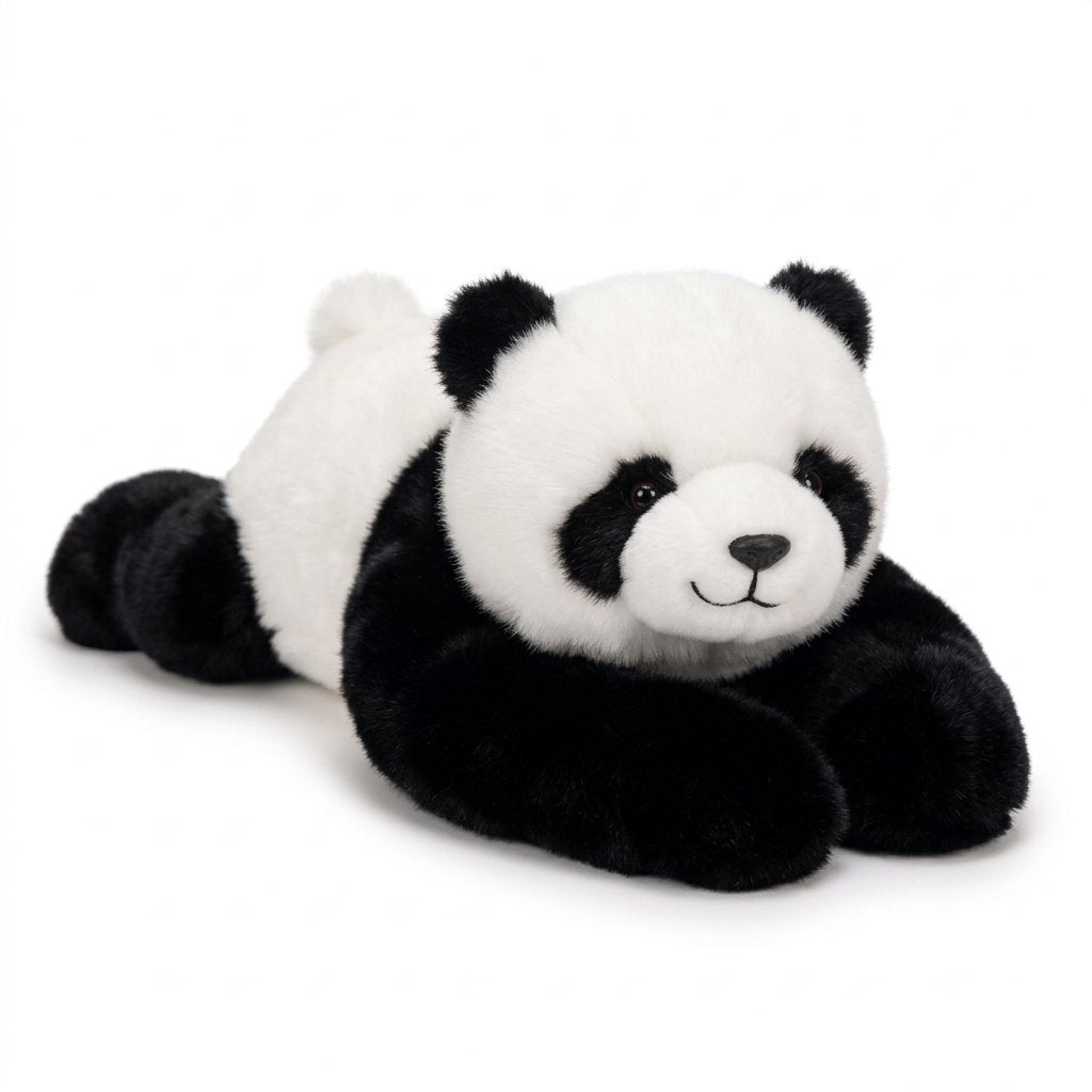 Peluche allongée panda