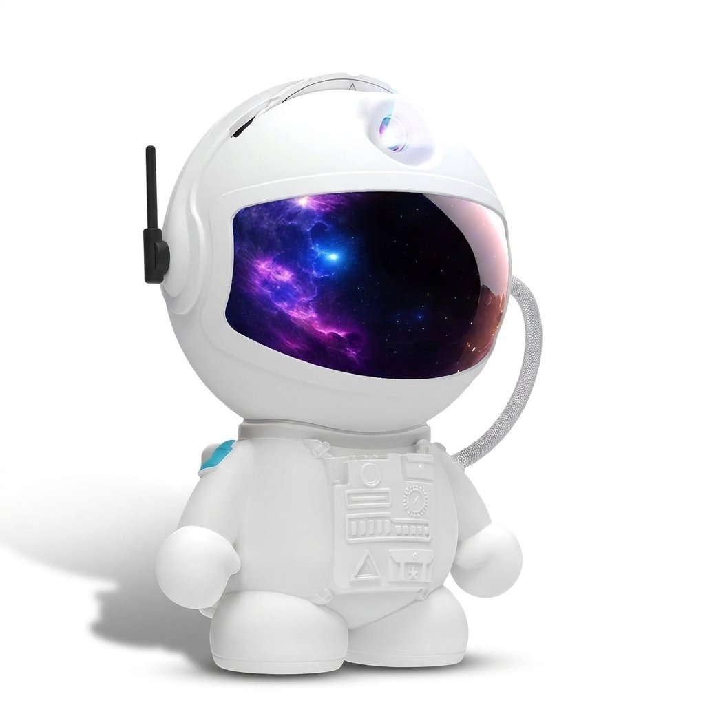 Veilleuse projecteur astronaute blanc