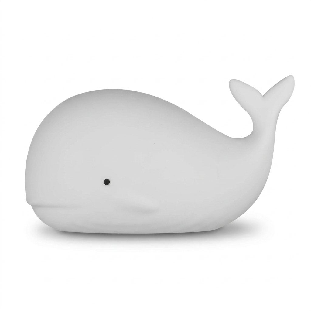 Veilleuse baleine blanche en silicone