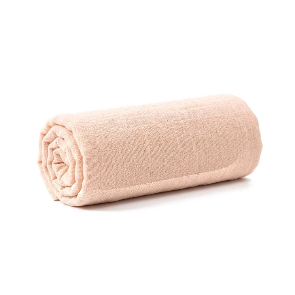 Lange uni bambou et coton abricot