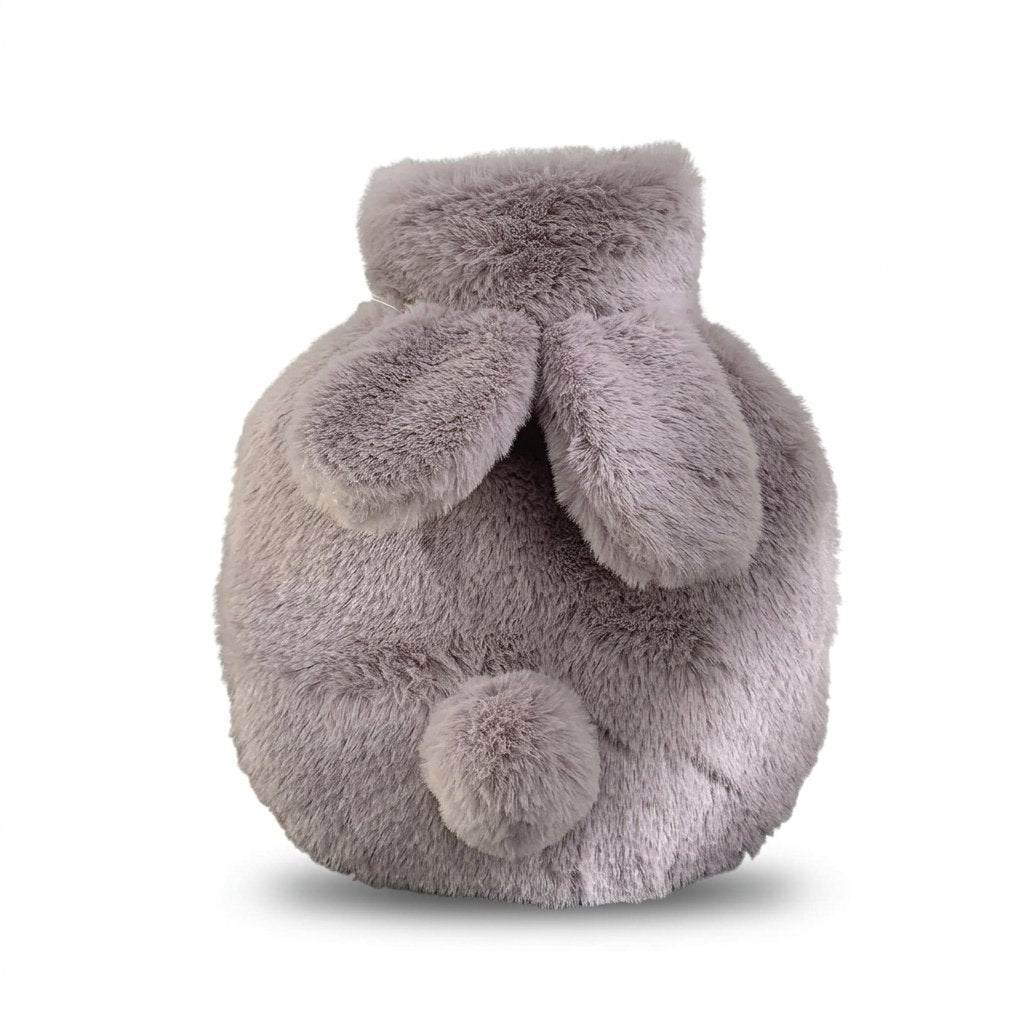 Bouillotte peluche lapin violet