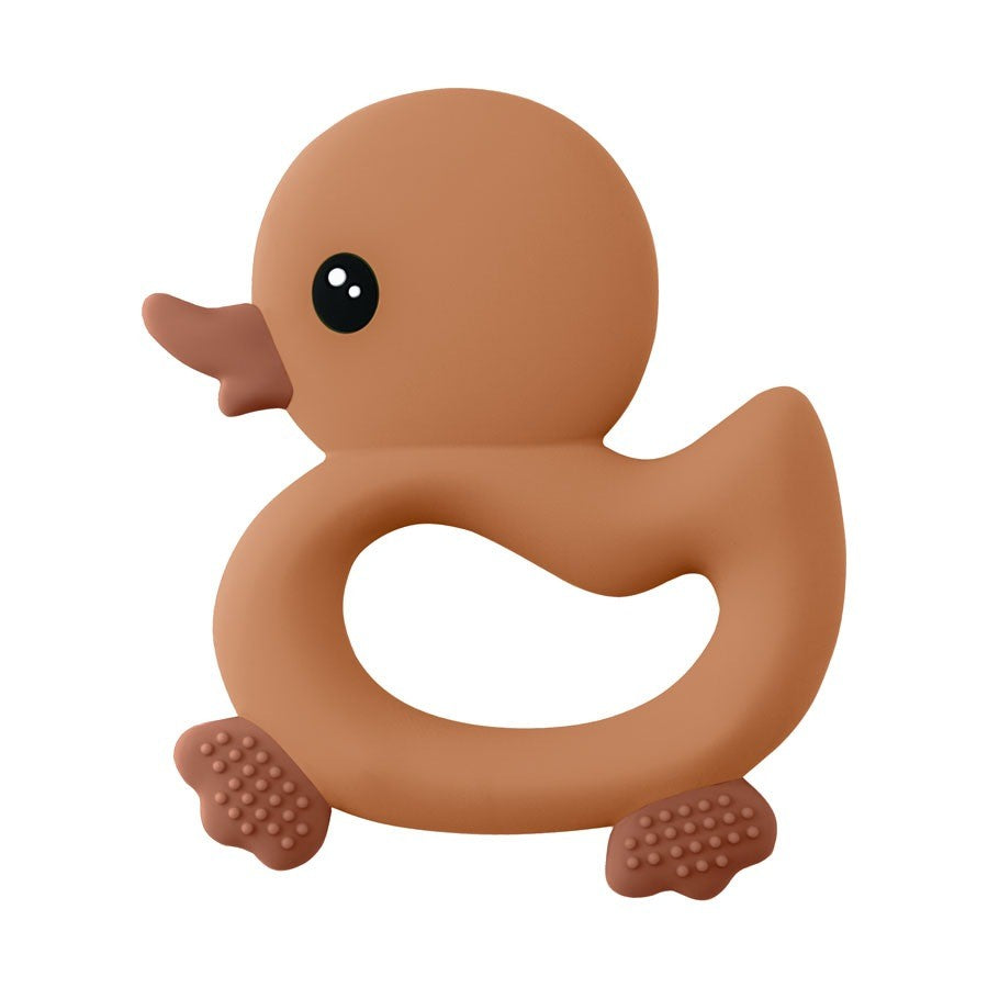Anneau de dentition canard caramel