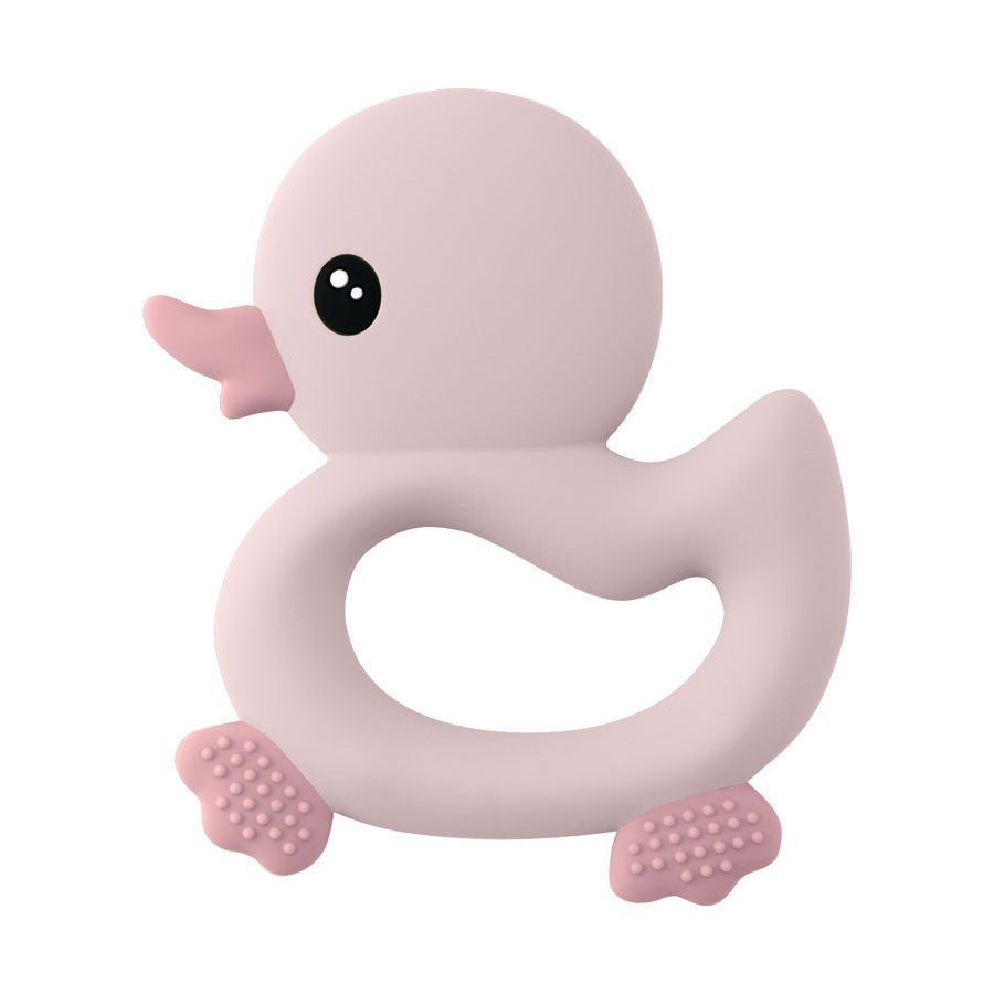 Anneau de dentition canard rose