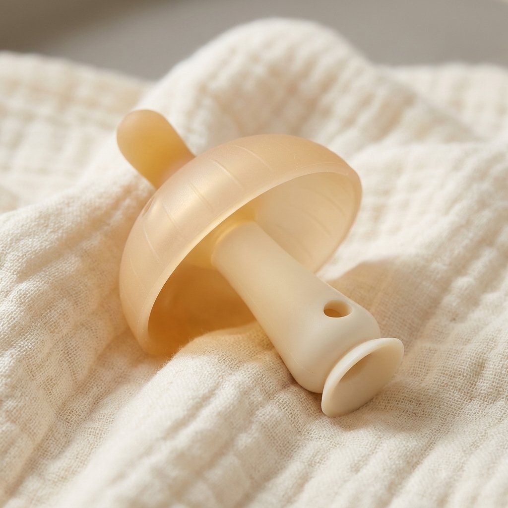 Détail du silicone du champignon de dentition