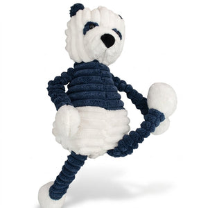 Peluche panda en velours côtelé GRÉGOIRE