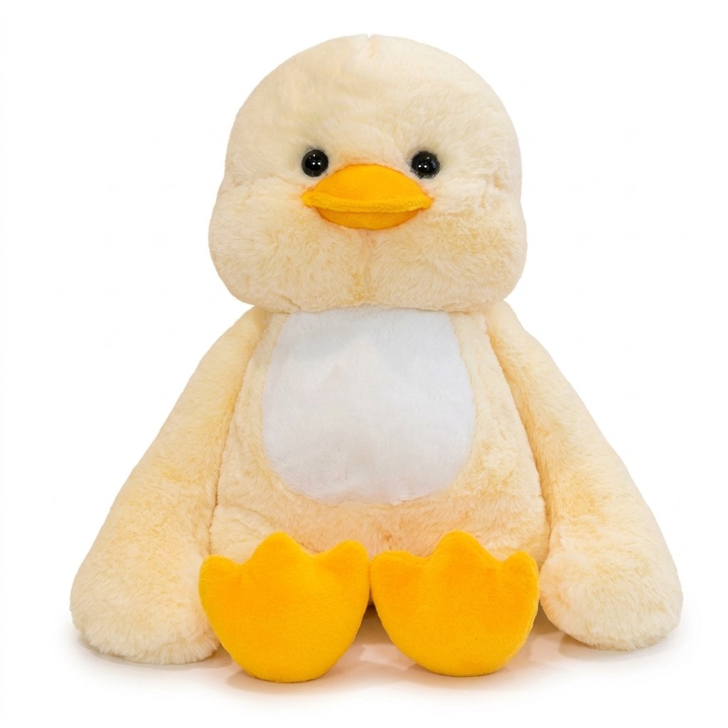 Peluche aux longues jambes canard