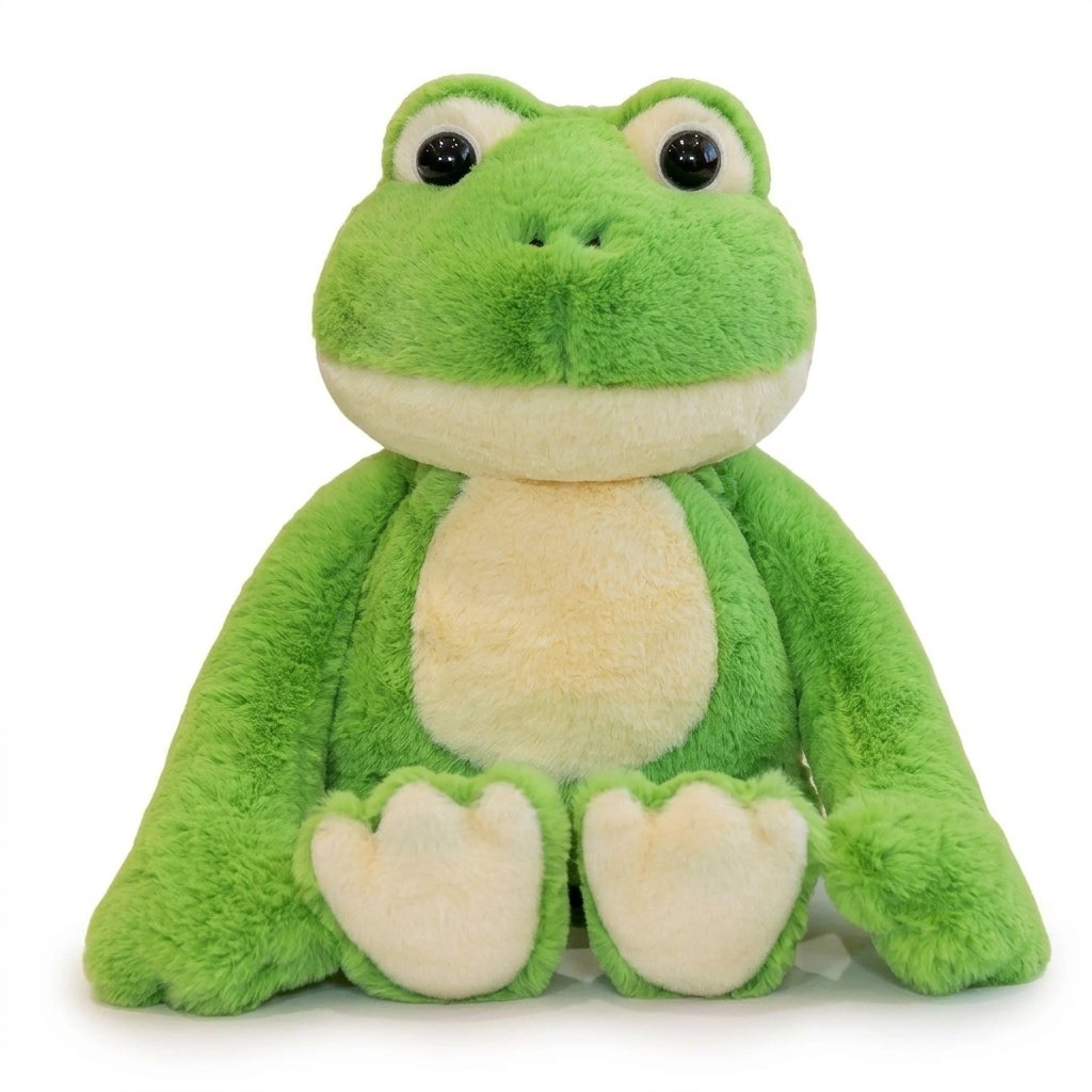 Peluche aux longues jambes grenouille