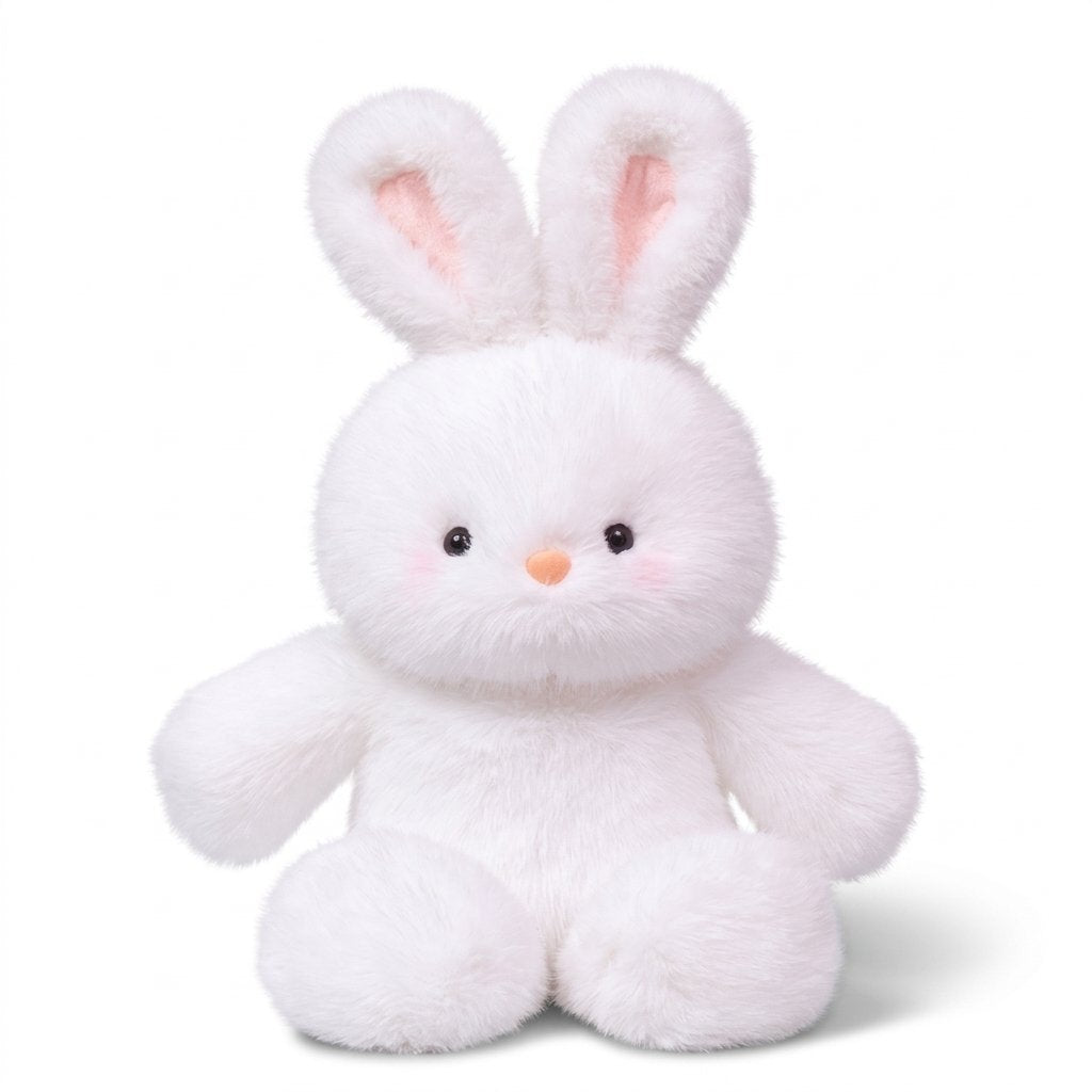 Peluche toute douce lapin blanc HÉLOÏSE