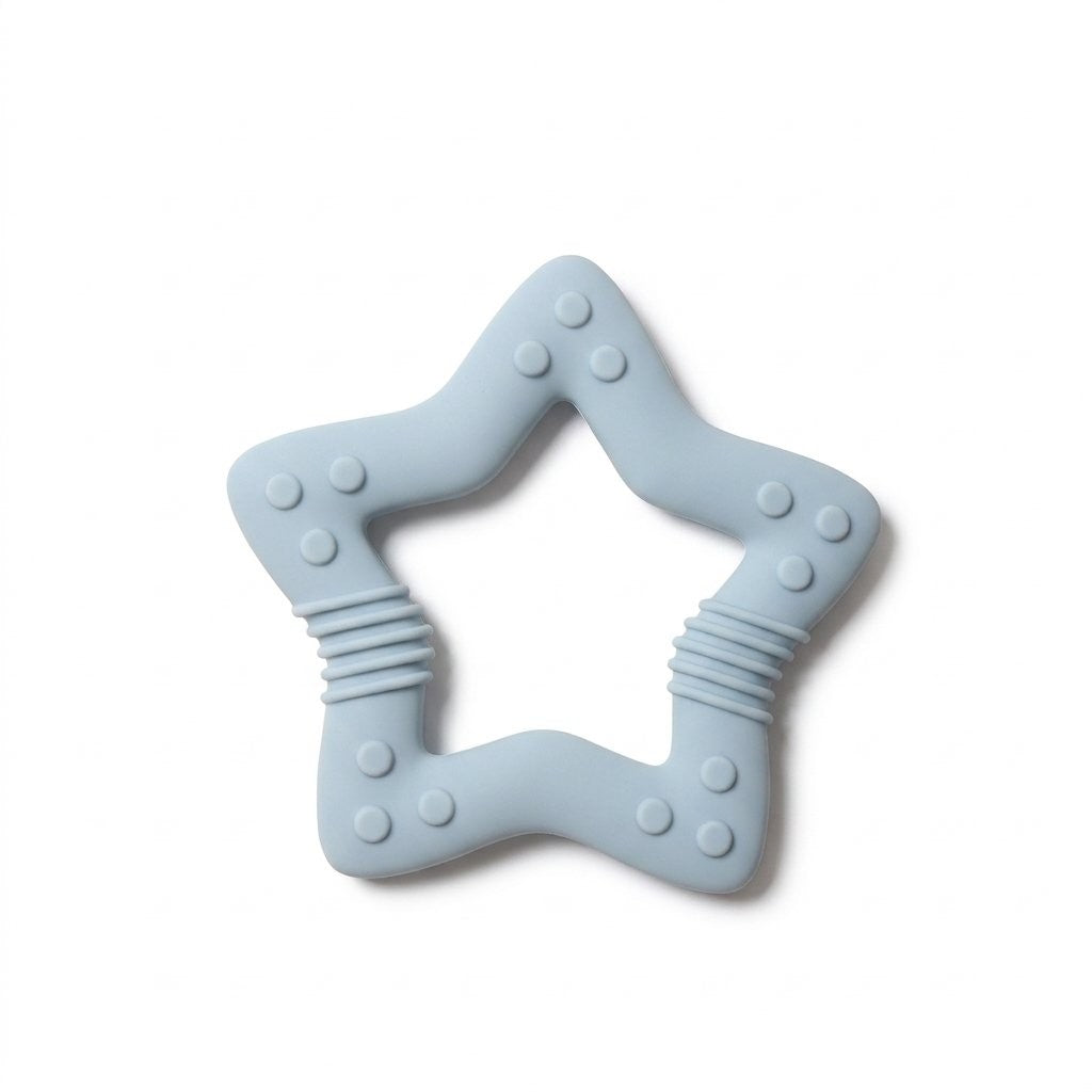 Anneau de dentition étoile bleue