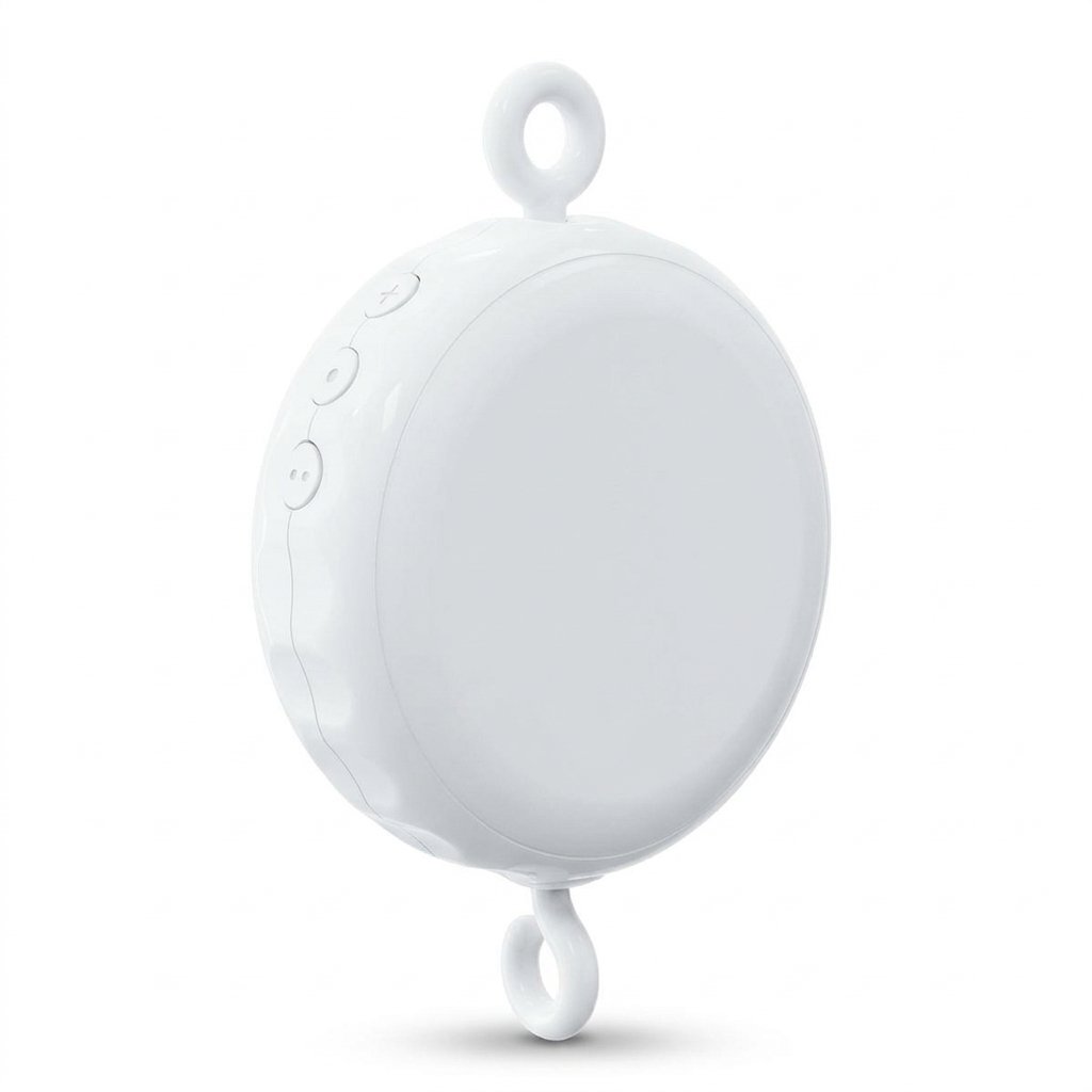 Boîte à musique blanche du mobile