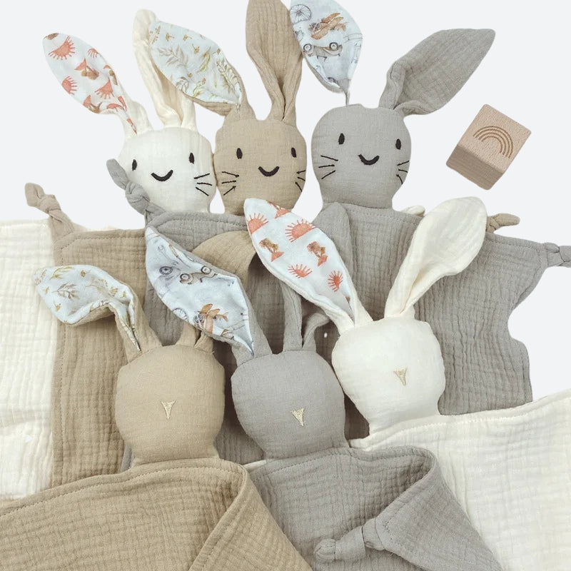 groupe de 6 Doudous Lapin - FLAVIO