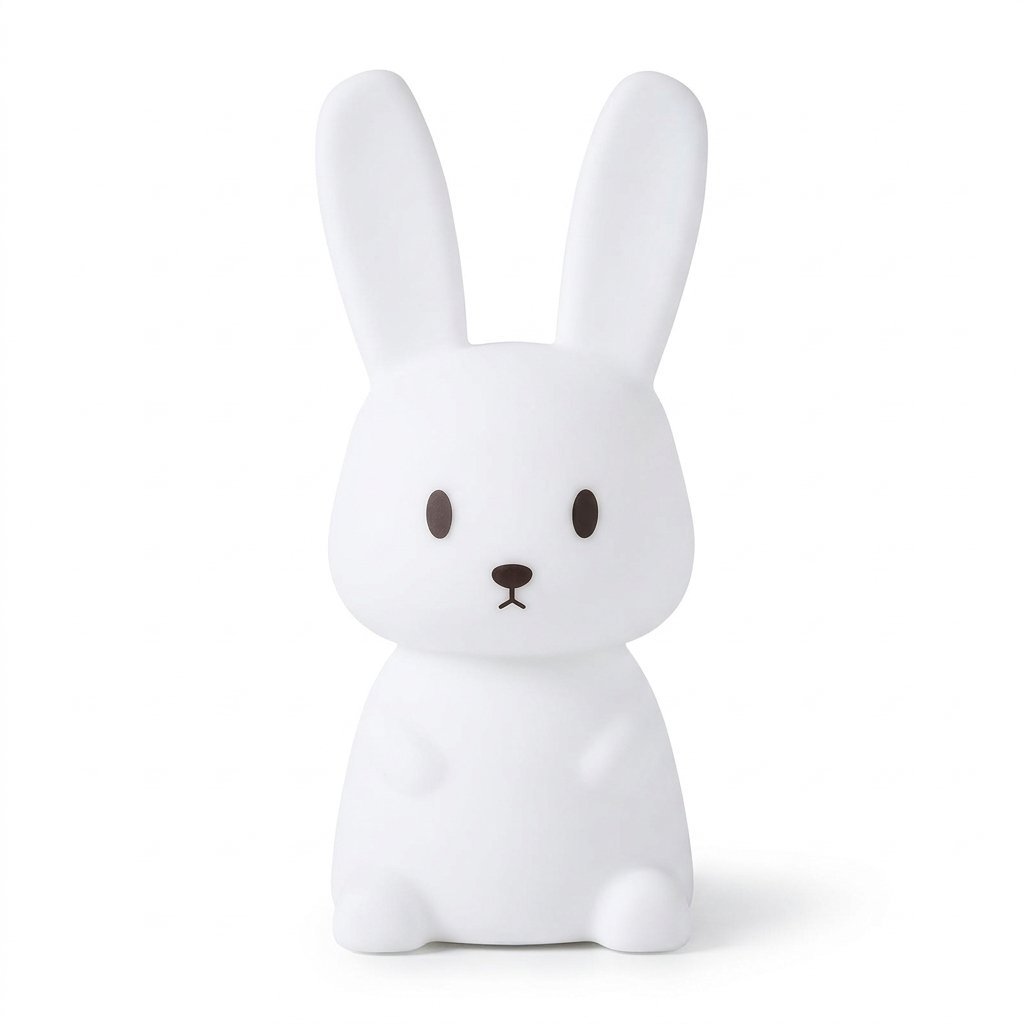 Veilleuse lapin blanche en silicone