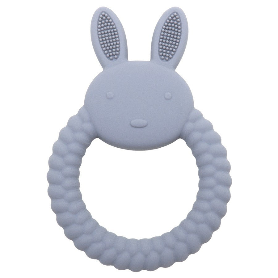 Anneau de dentition lapin bleu gris